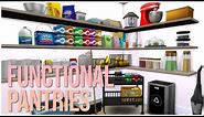 My Favorite CC for FUNCTIONAL PANTRIES! - The Sims 4 CC Showcase