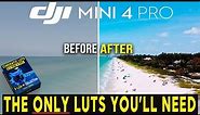 DJI Mini 4 Pro LUTS - COLOUR GRADE IN SECONDS!