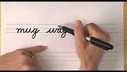 How To Write in Cursive // Lesson 11 // A complete Course // FREE Worksheets