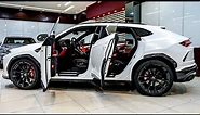 2024 Matte White Lamborghini Urus - WILD Performance SUV in Detail!