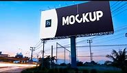 How to Make a Billboard Mockup PSD in Photoshop | Khurshid Freelancer
