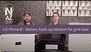 LG Home 8: Add battery backup to an existing grid-tied solar system