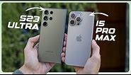 iPhone 15 Pro Max vs Galaxy S23 Ultra! Duelo HISTÓRICO