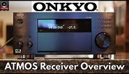 Onkyo TX- RZ830 ATMOS 9 Channel Receiver Overview - Menu Deep Dive