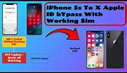 iPhone 5s To X iCloud Activation Lock Bypass / Remove With Network Support OTP Update & OTA Reset