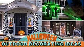 90 Cool Outdoor Halloween Decorating Ideas: Porch, Front Yard
