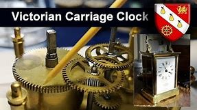 Clock Repair - Victorian Carriage Clock with Cylinder Escapement