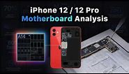 iPhone 12/12 Pro Motherboard Analysis (A14 Bionic, 5G Network, LiDAR Scanner, Face ID Parts, PMU)