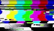 TV Color Bars Data Glitch 011 HD, 4K Stock Video