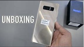 Samsung Galaxy NOTE 8 UNBOXING & Impressions (Maple Gold): "Everything from Samsung in one Phone"