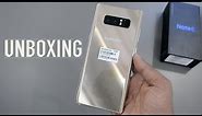 Samsung Galaxy NOTE 8 UNBOXING & Impressions (Maple Gold): "Everything from Samsung in one Phone"