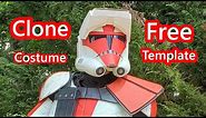 Clone Trooper Costume Overview, (FREE FOAM TEMPLATE)