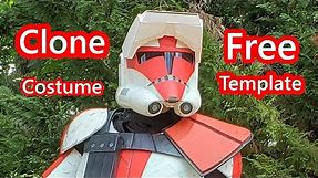 Clone Trooper Costume Overview, (FREE FOAM TEMPLATE)