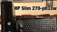 Unboxing hp slimline desktop pc