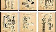97 Decor Vintage Gun Patent Prints - Antique Gun Poster, Gun Blueprints Wall Art, Old Firearm Pictures Rifle Painting, Weapon Handgun Patents Artwork for Home Man Cave Decorations (8x10 UNFRAMED)