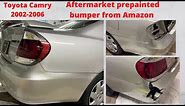 How to replace rear bumper on 2002-2006 Toyota Camry.