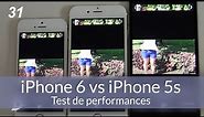 iPhone 6 vs iPhone 5s comparatif des performances