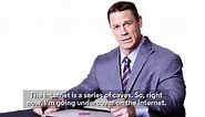 John Cena Goes Undercover On the Internet