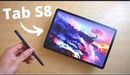 Samsung Galaxy Tab S8 Review From an iPad User | Notetaking, Gaming, Productivity