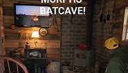 Bat-cave! Man-cave! Murph has found his forever smurfin' home! #steinmetzfamilyfarm #batcave #mancave #murph #tinyhouse Steinmetz Family Farm | Steinmetz Family Farm