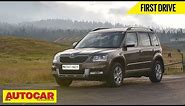 2014 Skoda Yeti Facelift | First Drive Video Review | Autocar India
