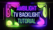 Full Hyperion Ambilight Tutorial (TV Backlight) - LEDs Match Colors On The Screen