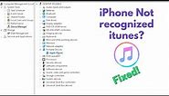 How to Solve: iTunes Won’t Recognize your iPhone [Windows 10]