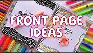FRONT PAGE and BORDER DESIGN FOR SCHOOL PROJECT 💘 COVER PAGE IDEAS for SCIENCE, MATHS, ENGLISH…