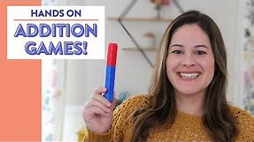 ADDITION GAMES FOR KINDERGARTEN AND GRADE 1 | hands on addition activities