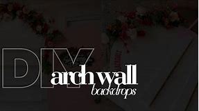 DIY Arch Wall Backdrop, Arch Champagne Wall, Custom Wall Decor for Events and More