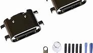 (2Pcs Pack) for Onn Tablet Type C Charging Charger Port Connector Parts Replacement for onn. 100003561 100003562 (8 Inch) Tablet