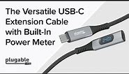 The Versatile USB-C Extension Cable with Built-In Power Meter