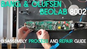 Bang & Olufsen Beolab 8002 Disassembly process and Repair guide