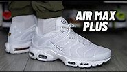 BEST ALL WHITE AIR MAX? Nike Air Max Plus White On Feet Review