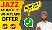 Jazz Monthly WhatsApp Package Code || How To Activate Whatsapp Offer For Jazz 2022