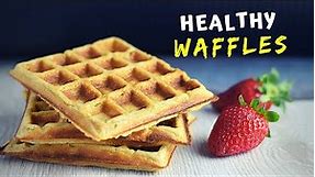 HEALTHY waffle recipe with oats. My NEW favorite easy breakfast!