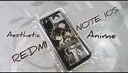 Aesthetic anime phone case makeover|Aesthetic redmi note 10s phone case| Aesthetic phone case diy