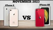 iPhone 8 vs iPhone SE 2nd gen In November 2023