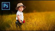 "Soft" Style Dreamy Child Portrait Edit in Photoshop | PiXimperfect