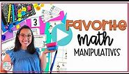Our Favorite Math Manipulatives (and ideas for how to use them!)
