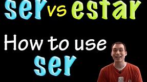 Ser vs Estar - Using Ser + Uses of Ser Song! (intermediate)