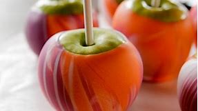 Marbled Dipped Apples