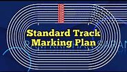 How to Mark 400m Standard Track | 400m Athletic Track Marking | 400m Track Marking and Measurements