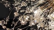 Firework crystal chandelier