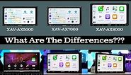 DIFFERENCES - Sony XAV-AX8000 vs XAV-AX7000 vs XAV-AX5000