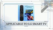 AN-MR21GA Replacement Voice Remote Control for LG Smart TV OLED65C1PUB 65 C1 Series 4K Smart OLED TV (2021) with Netflix Prime Video Disney+ LG Channels ButtonsModels (MR21GA Channels)