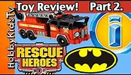 Imaginext FIRETRUCK Rescue Heroes Toy Review