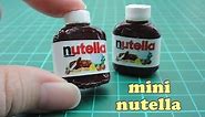 DIY Miniature Doll Accessories Mini Nutella