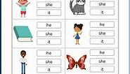 Pronoun Worksheets | Games4esl