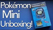 Unboxing a Pokémon Mini!